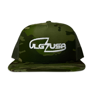 Futuristic Snapback - Green Camo
