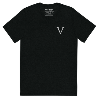 Embroidered Tri-Blend V Tee