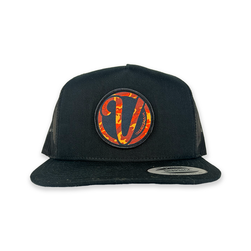 Emblem Hat - Orange Camo