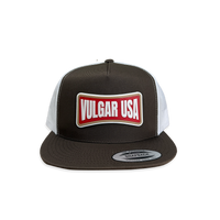 Badge Snapback - Brown/White