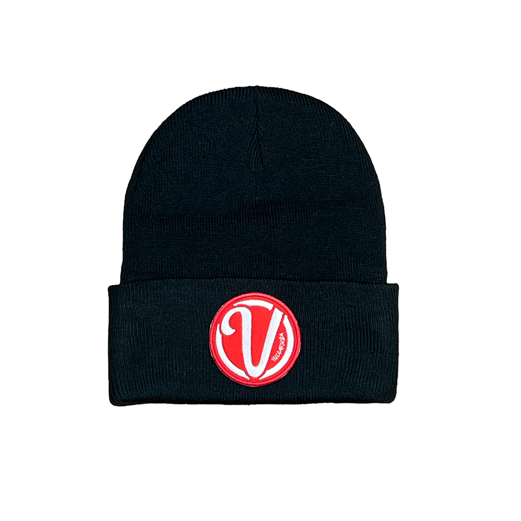 Emblem Beanie - Red Patch