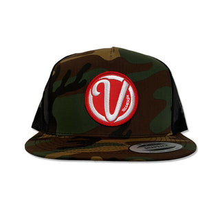 Emblem Hat - Camo/Red