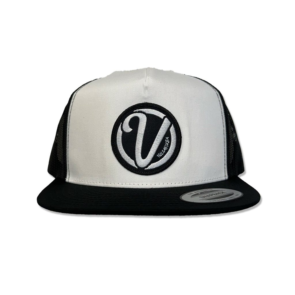 Emblem Hat - White/Black