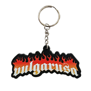 Vulgar USA Flames Key Chain