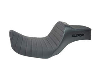 SLYFOX High Noon Seat - Vinyl - Classic Stitch - Black Logo - Dyna '06-'17