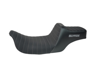 SLYFOX High Noon Seat - Vinyl - Classic Stitch - Gray Logo - FL '97-'07