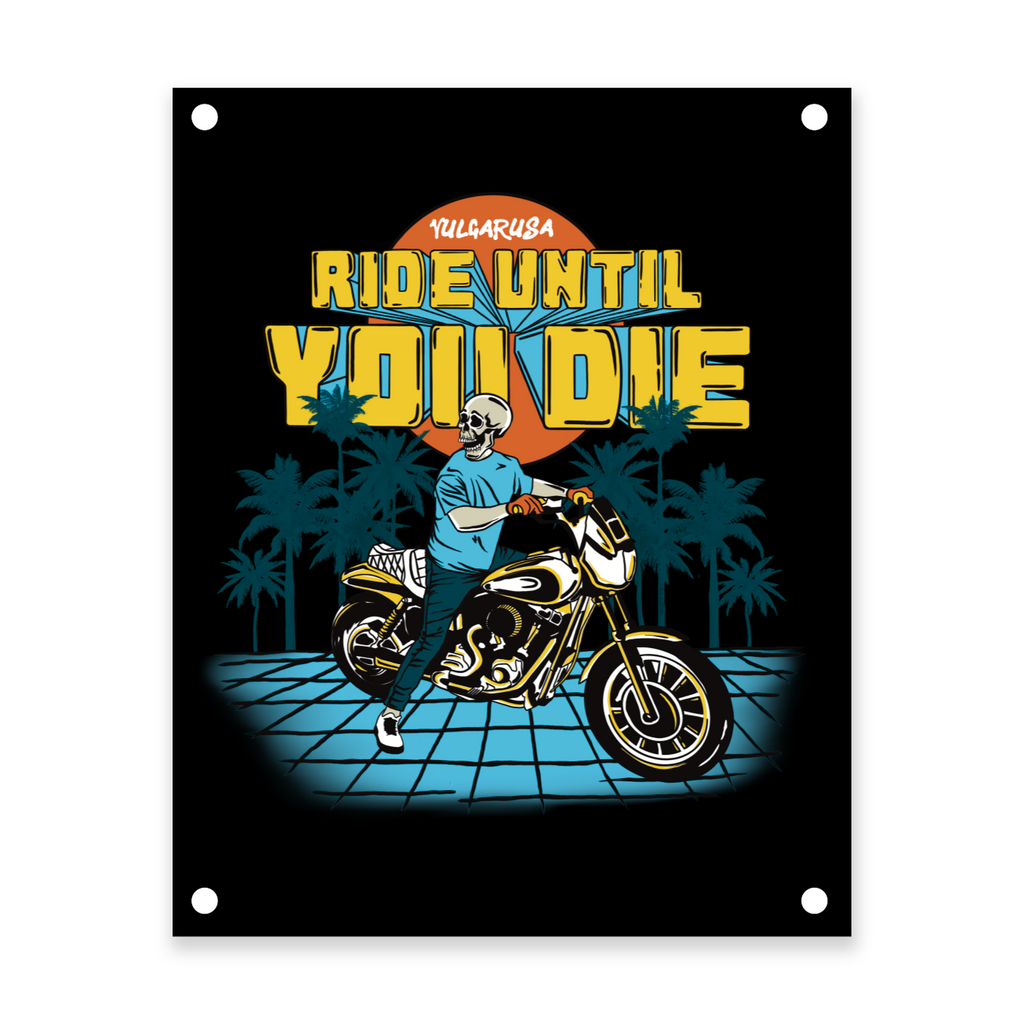 Ride Until You Die Vinyl Shop Banner