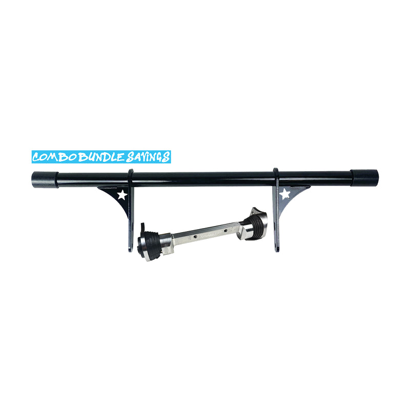 (Currently Sold Out - 2-4 WEEKS OUT) *Bundle* 1995-2005 Dyna Crash Bar + Free Style Motor Mount
