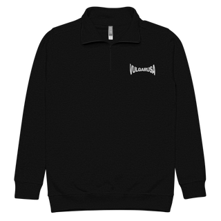 Embroidered Arched Font fleece pullover