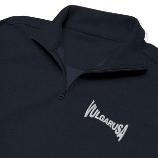 Embroidered Arched Font fleece pullover