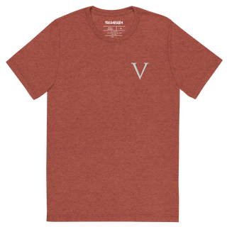 Embroidered Tri-Blend V Tee