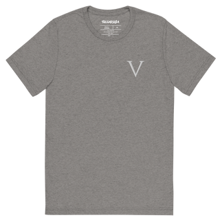 Embroidered Tri-Blend V Tee