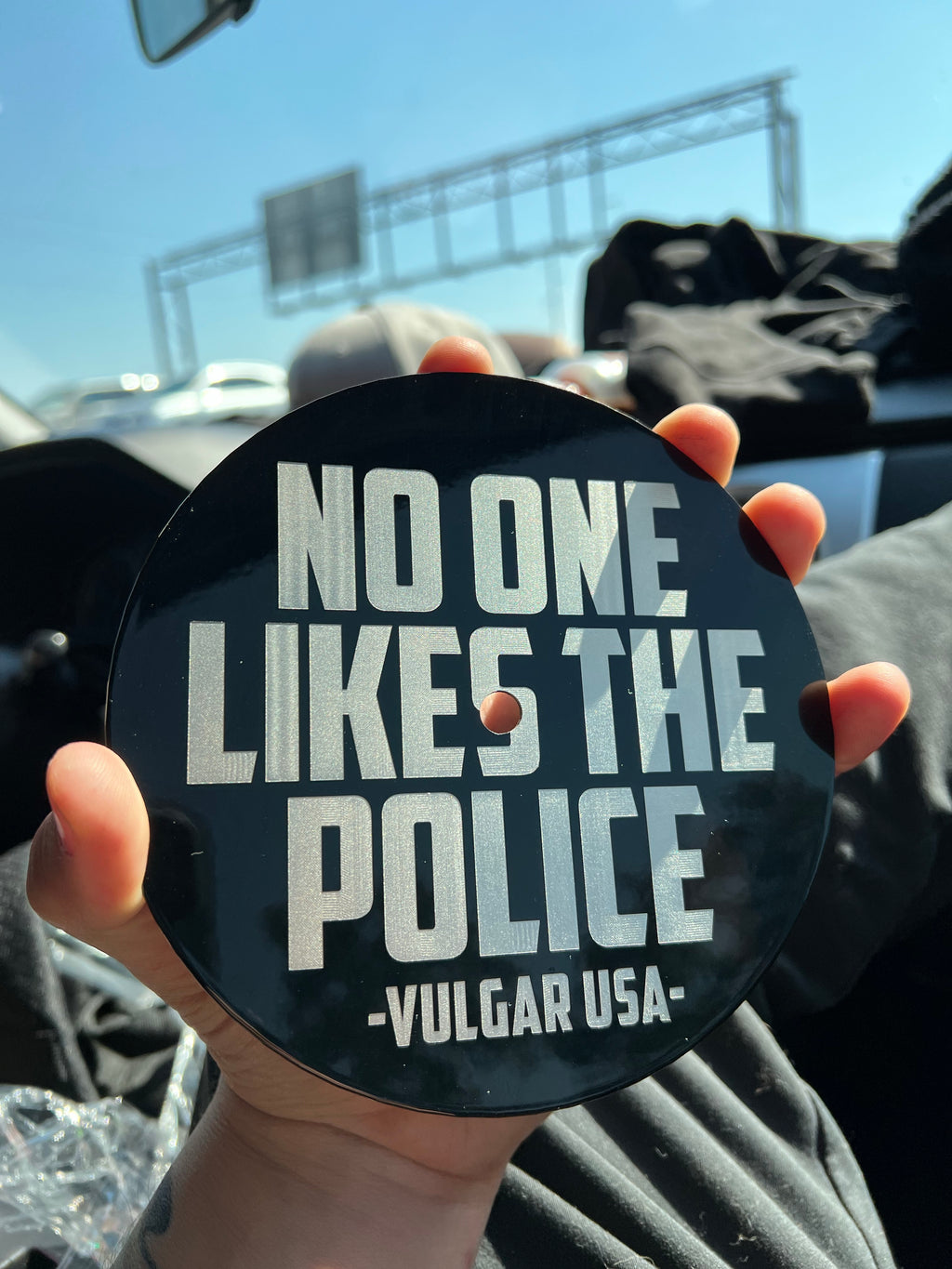 No One Like The Police Air Cleaner Cover